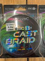 aquantic 8 braid gevlochten lijnen multicolor div soorten, Watersport en Boten, Hengelsport | Zeevissen, Duitsland, Nieuw, Ophalen of Verzenden