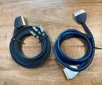 2x SCART kabels - Vergulde aansluitingen, Ophalen of Verzenden, Gebruikt, Minder dan 2 meter, Scartkabel