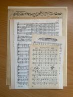 Muziekpapier 25 pagina’s, Ophalen of Verzenden, Gebruikt, Papier of Karton, Overige merken