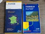 Wegenkaart FRANKRIJK + deel frankrijk, Gelezen, Frankrijk, Ophalen of Verzenden, Landkaart