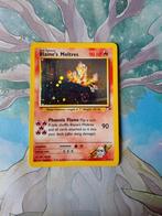 Pokemon gym heroes Blaine's Moltres holo with swirl 1/132, Hobby en Vrije tijd, Verzamelkaartspellen | Pokémon, Ophalen of Verzenden