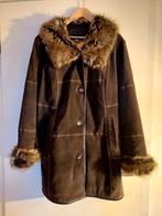 Donkerbruine suède damesjas maat 48, Kleding | Dames, Bruin, Maat 46/48 (XL) of groter, Ophalen of Verzenden, Zo goed als nieuw