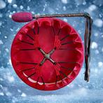 OVERGEDRAGEN Reis Sjamanendrum 36 cm waterbuffel 1e chakra, Verzenden, Nieuw, Trommel