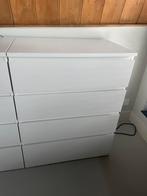 Ikea Malm wit ladekast (4 lades), Huis en Inrichting, Ophalen, 50 tot 100 cm, Zo goed als nieuw, Minder dan 100 cm