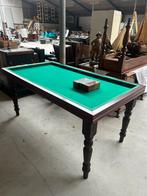 Antieke pooltafel, Sport en Fitness, Biljarten en Poolen, Ophalen, Gebruikt, Pooltafel