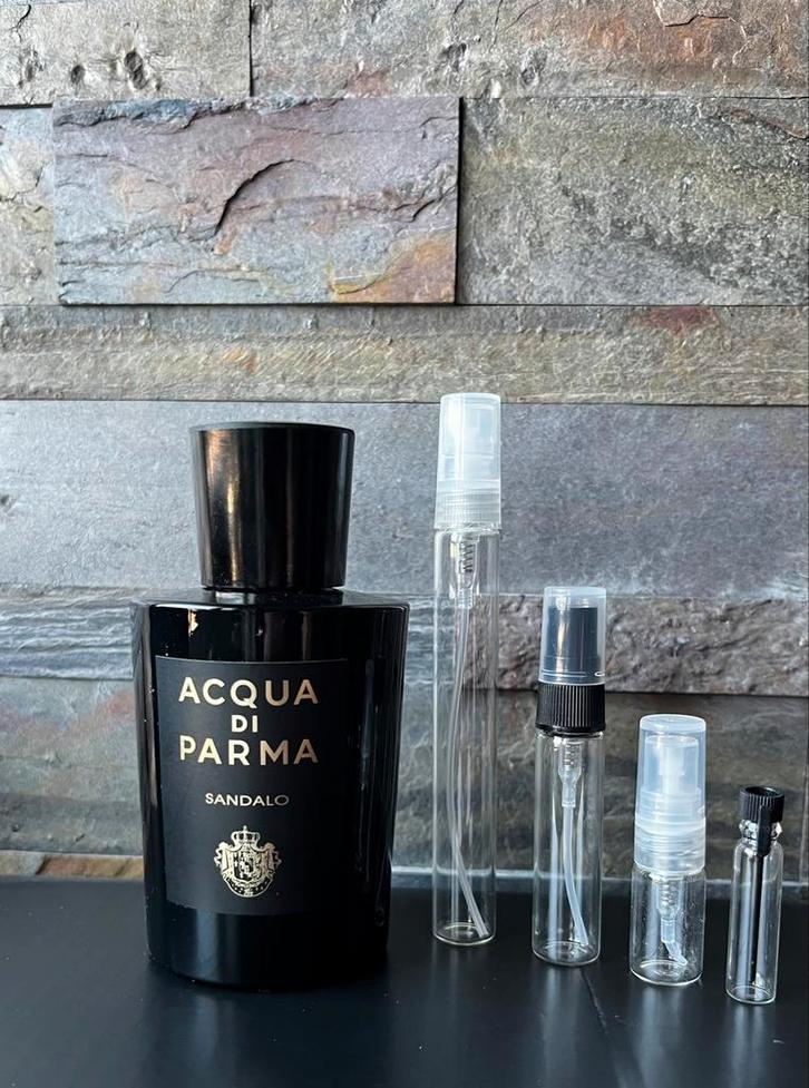 Acqua di Parma Sandalo sample, Sieraden, Tassen en Uiterlijk, Uiterlijk | Parfum, Zo goed als nieuw, Ophalen of Verzenden