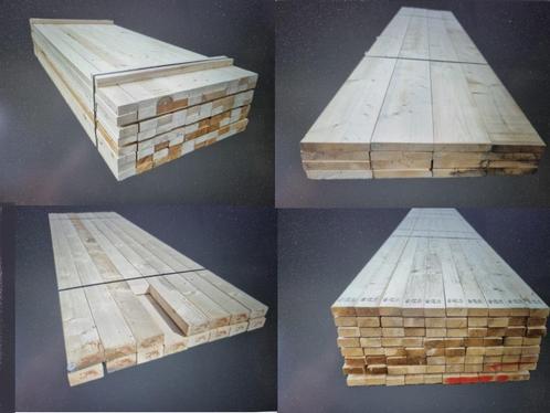 Diverse Partijen Vuren Planken & Balken, Doe-het-zelf en Verbouw, Hout en Planken, Nieuw, Balk, Vuren, 300 cm of meer, Ophalen