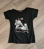 Glitz & Glam zwart shirt mt M in zeer goede staat., Kleding | Dames, T-shirts, Maat 38/40 (M), Ophalen of Verzenden, Zo goed als nieuw