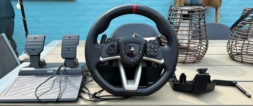 Plug&Play Hori Apex Racestuur met pedalen en tafelklem, Spelcomputers en Games, Spelcomputers | Overige Accessoires, Zo goed als nieuw