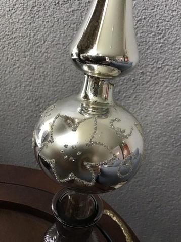 Prachtige kerstboom piek met bloemmotief vintage beschikbaar voor biedingen