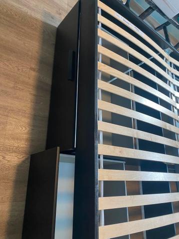 IKEA BRIMNES Bedframe 180x200 cm met opberglades – Zwart - afbeelding 15