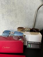 Cartier zonnebril c decor, Sieraden, Tassen en Uiterlijk, Zonnebrillen en Brillen | Heren, Nieuw, Blauw, Ophalen of Verzenden