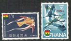 Ghana Mi nr 295/296 postfris Dieren, Verzenden, Postfris, Dier of Natuur