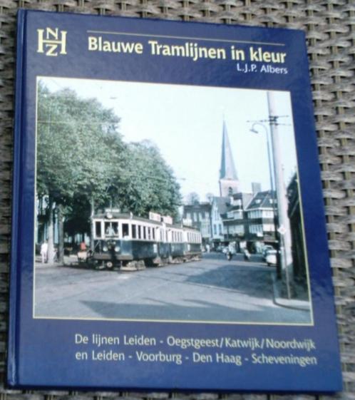 NZH Blauwe tramlijnen in kleur. L.J.P. Albers. 9071513610., Boeken, Geschiedenis | Stad en Regio, Zo goed als nieuw, 20e eeuw of later