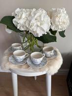 Barrats Songbirds 4x vloei blauwe  kop en schotels izgst, Antiek en Kunst, Ophalen of Verzenden