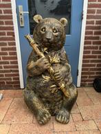 panda (goud/zwart) 95hoog 60breed 70diep/Nieuw!, Verzamelen, Beelden en Beeldjes, Ophalen, Nieuw, Dier