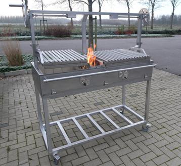 Grotere Santa Maria grill van RVS