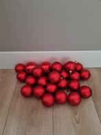 26x Onbreekbare rode kerstballen, Ophalen of Verzenden