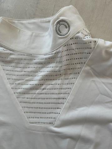 ZGAN Montar Clare Crystal wedstrijdshirt wit S beschikbaar voor biedingen