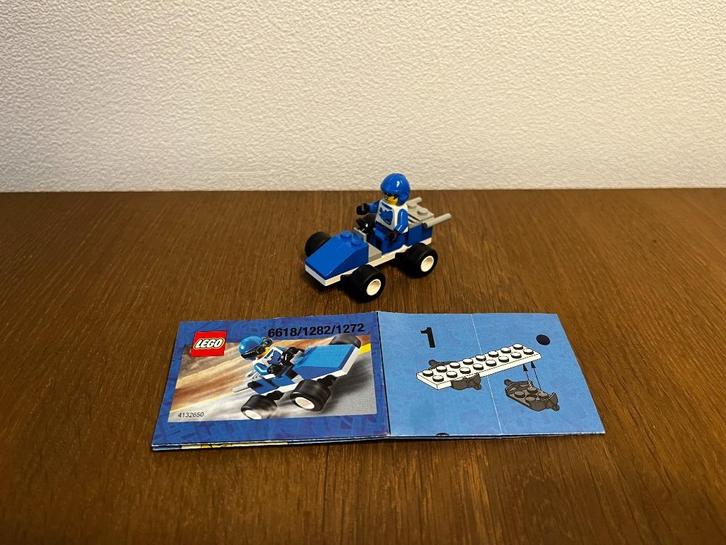 LEGO 6618/1282/1272 Blue Racer, Kinderen en Baby's, Speelgoed | Duplo en Lego, Zo goed als nieuw, Lego, Complete set, Ophalen of Verzenden
