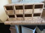 Nestkastjes 8 stuks, Ophalen of Verzenden, Gebruikt, Hout, Overige typen