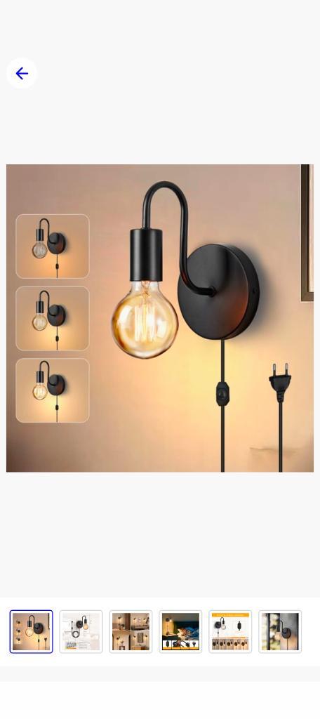 Wandlamp binnen, ongebruikt, Huis en Inrichting, Lampen | Wandlampen, Nieuw, Metaal, Ophalen