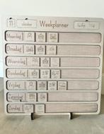 Weekplanner kids | week routine | houten week planner, Ophalen of Verzenden, Nieuw