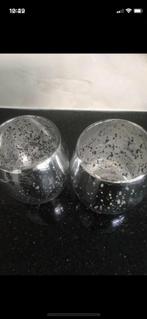 Zilveren theelichthouders (2 stuks), Huis en Inrichting, Ophalen, Gebruikt