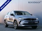 Opel Grandland 1.2 Turbo 130pk Elegance Apple Carplay / Wint, Gebruikt, Zwart, 1199 cc, Leder en Stof