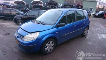 Renault Megane scenic 2005 1.6 16v K4m 782 Blauw TEI45 onder