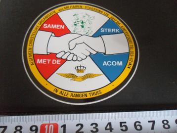 sticker Leger Samen sterk met de ACOM  beschikbaar voor biedingen