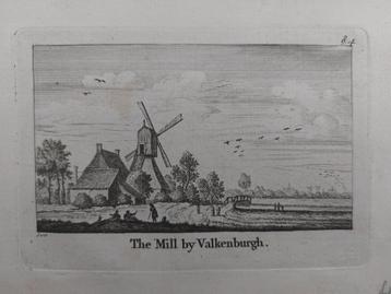 106 / De molen Valkenburg bij de Rijn Gravure A. Rademaker beschikbaar voor biedingen