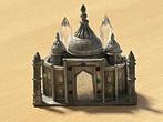 Tinnen kasteel beeldje met kristallen torentjes, Ophalen of Verzenden, Zo goed als nieuw, Fantasy
