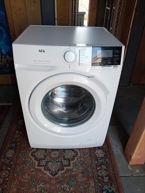 Z g a.n wasmachine 1400 toeren 8kg aeg 6000 Series, Witgoed en Apparatuur, Wasmachines, Zo goed als nieuw, 8 tot 10 kg, Minder dan 85 cm