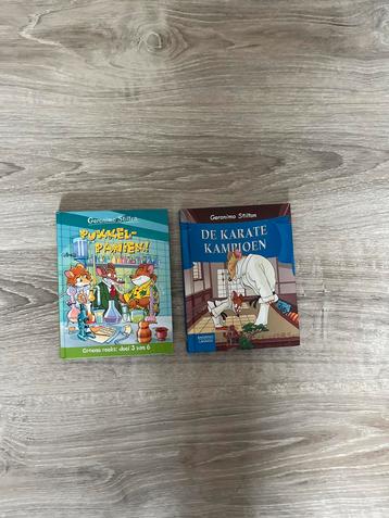 Geronimo Stilton Boeken - Pukkel-Paniek & Karate Kampioen beschikbaar voor biedingen