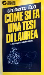 Umberto Eco - Come si fa una tesi di laurea (ITALIAANS), Ophalen of Verzenden, Gelezen, Italiaans, Fictie