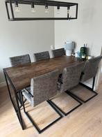 Eettafel / tafel / mango hout / donkerbruin, Ophalen