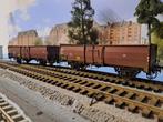 Spoor 0,  2 open goederenwagons, Overige merken, Gelijkstroom of Wisselstroom, Ophalen of Verzenden, Nieuw