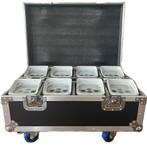8x UPLIGHTS (6x18W RGBWA+UV LED) Wireless DMX / Flightcase, Muziek en Instrumenten, Ophalen of Verzenden, Nieuw, Licht, Kleur