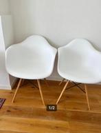 6 stijlvolle kuipstoelen – set voor maar €99!, Ophalen, Kunststof, Gebruikt, Wit