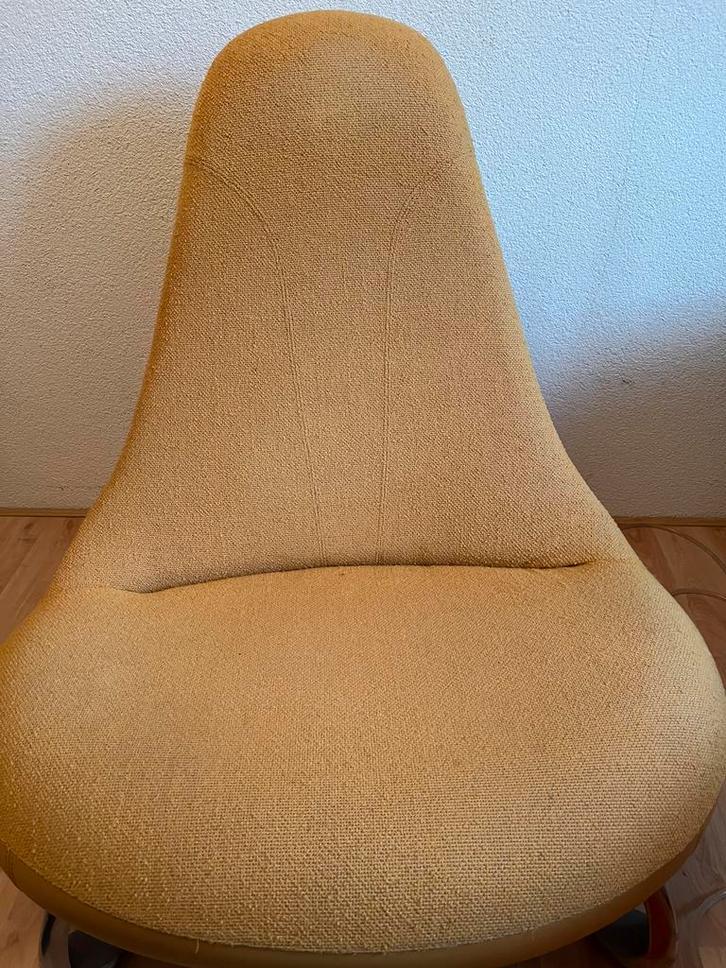 Leoluxe Chi fauteuils met hocker, Huis en Inrichting, Fauteuils, Zo goed als nieuw, Leer, Metaal, Stof, Ophalen