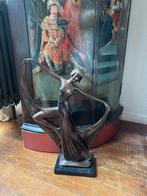 Prachtig bronzen art deco beeld, Verzenden