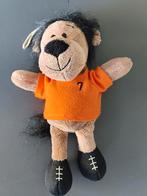 Voetbal leeuw knuffel mascotte, Ophalen of Verzenden, Zo goed als nieuw, Overige typen