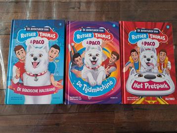 3 boeken Rutger, Thomas en Paco  en boekenlegger beschikbaar voor biedingen