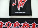 Morbid Angel zeer  zeldzame 1991 vintage strip patch m298, Verzamelen, Verzenden, Nieuw, Kleding