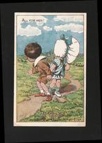 Ansicht kinderen samen wandelen B11-18, Ophalen of Verzenden, Voor 1920, Gelopen, Kinderen