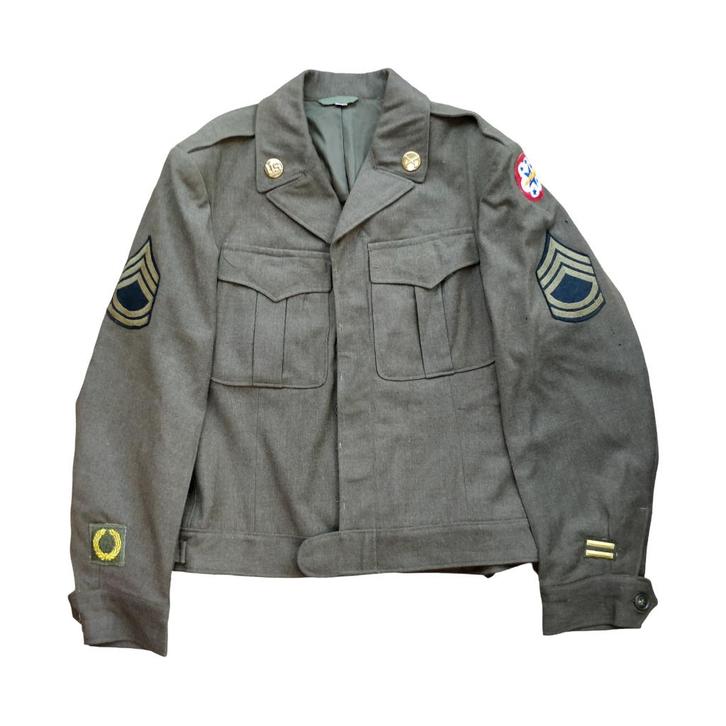 WWII US Ike Jacket Military Police Pacific, Verzamelen, Militaria | Tweede Wereldoorlog, Landmacht, Kleding of Schoenen, Amerika