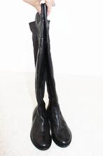 Prachtige Leren Moccio Laarzen - 30 (Maat 38) € 35,-, Kleding | Dames, Schoenen, Hoge laarzen, Moccio, Zwart, Ophalen of Verzenden