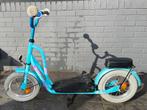 Autoped - step voor meisje lichtblauw met roze, Ophalen, Gebruikt, Gewone step