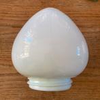 Vintage lampenbol schroefkogel melkglas opaal wit glas, Ophalen of Verzenden, Zo goed als nieuw, Glas
